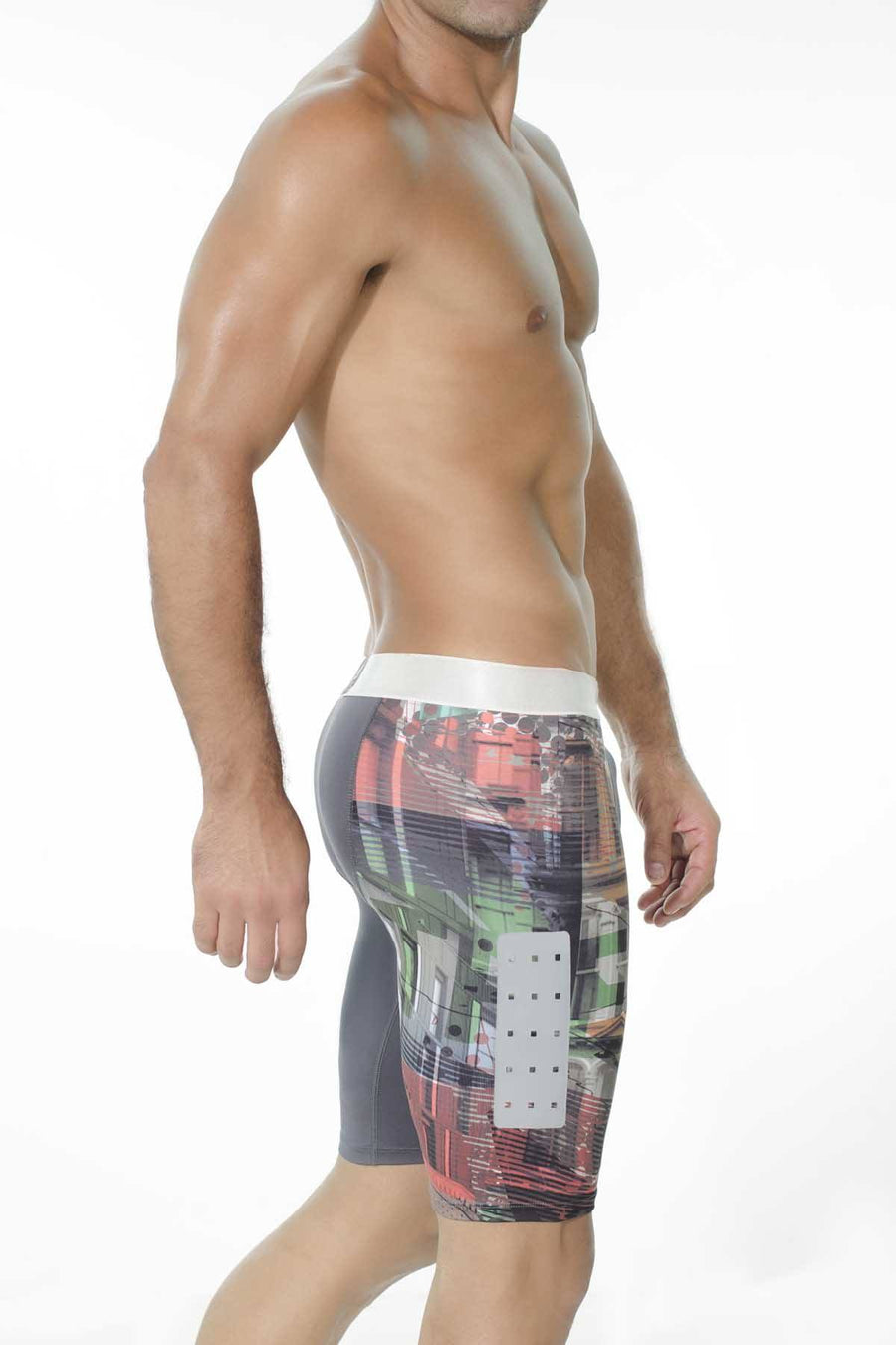 INIZIO Grey Munir Microfiber Boxer Brief