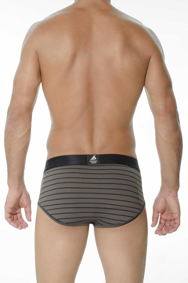 INIZIO Grey Special Microfiber Brief