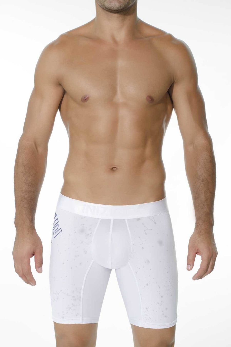INIZIO White Araka Microfiber Boxer Brief