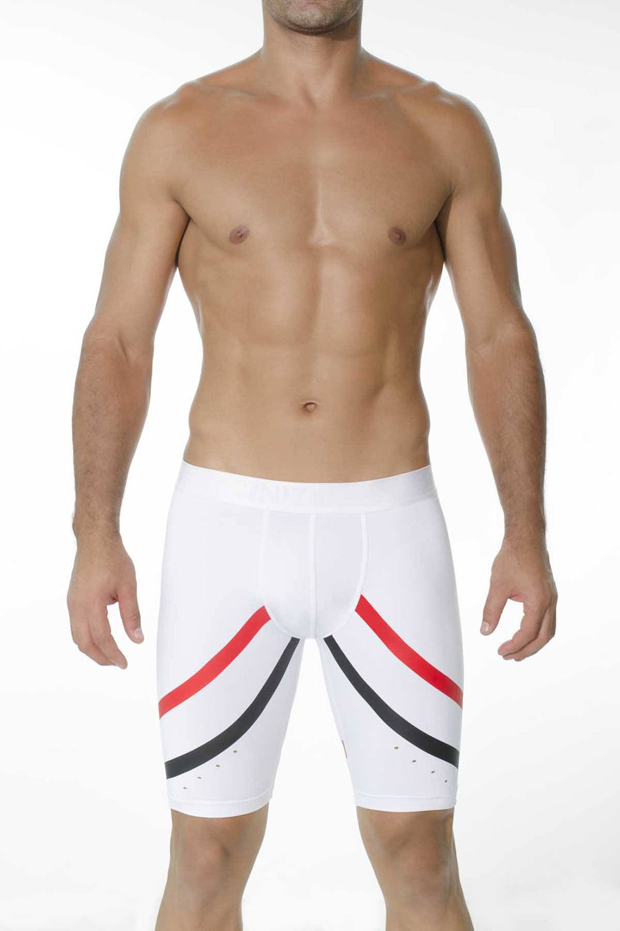 INIZIO White Athletic Logy Microfiber Boxer Brief