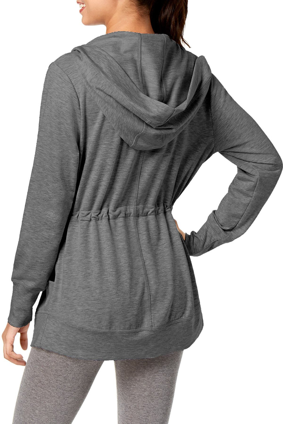 Ideology Charcoal Heather Hooded Wrap