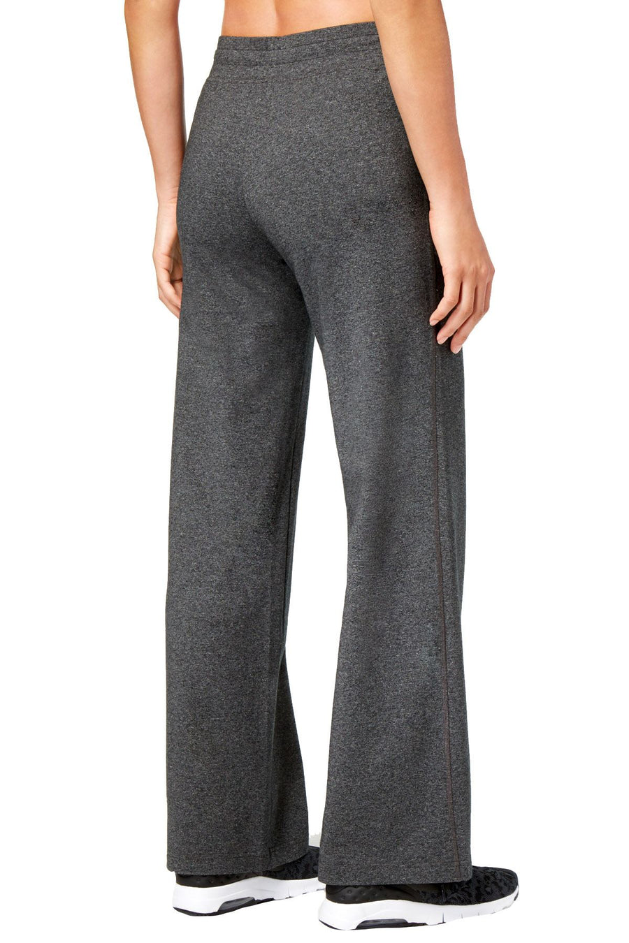Ideology Charcoal Melange Wide Leg Sweatpant