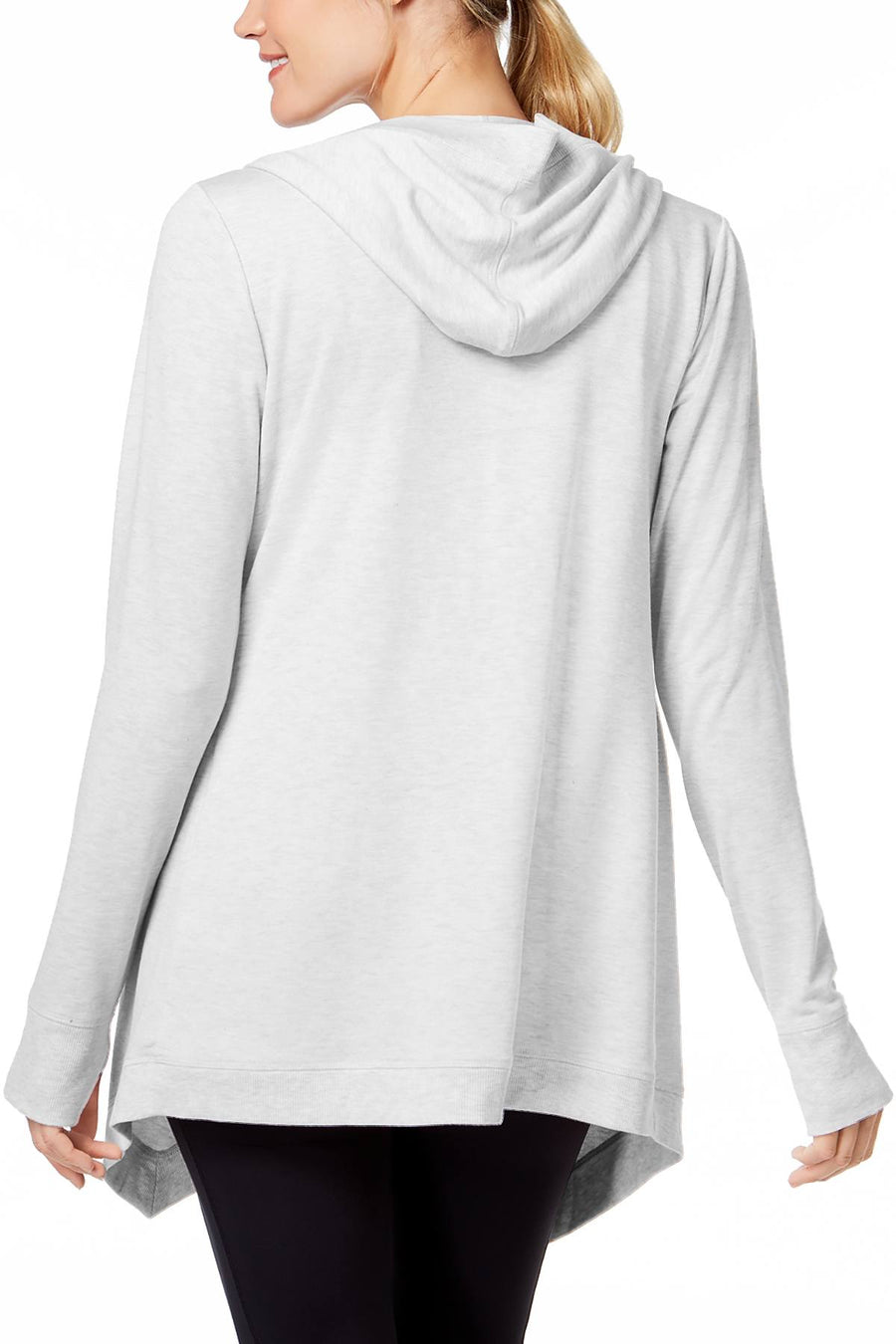 Ideology Heather-Grey Hooded Wrap