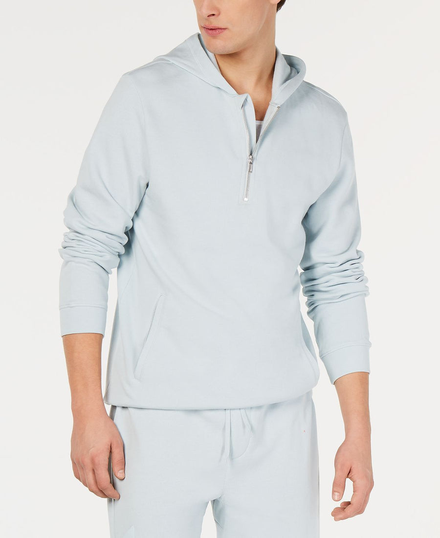 Ideology Id Quarter-zip Chevron Graphic Hoodie Cool Dusk