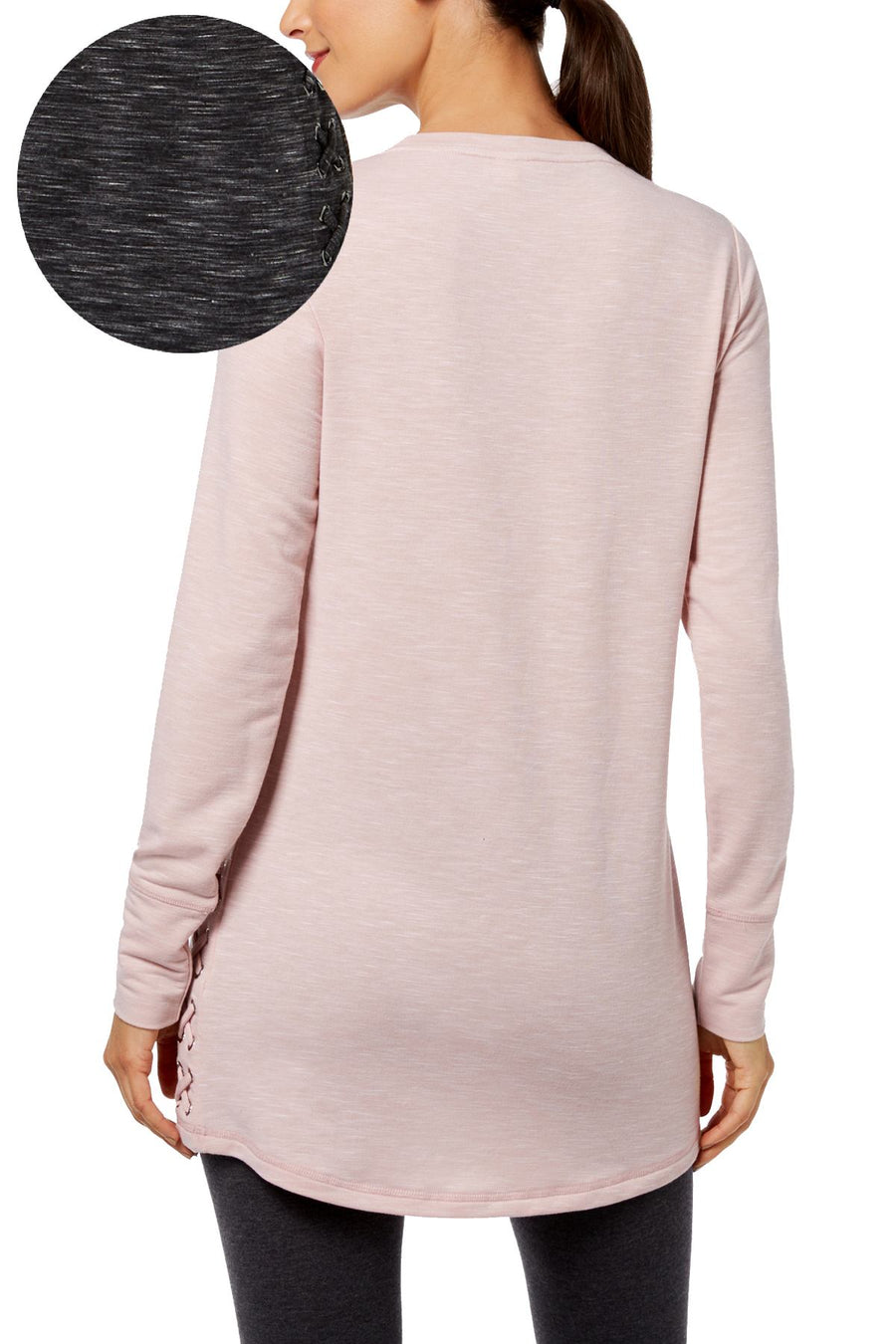 Ideology Noir Crisscross-Side Tunic