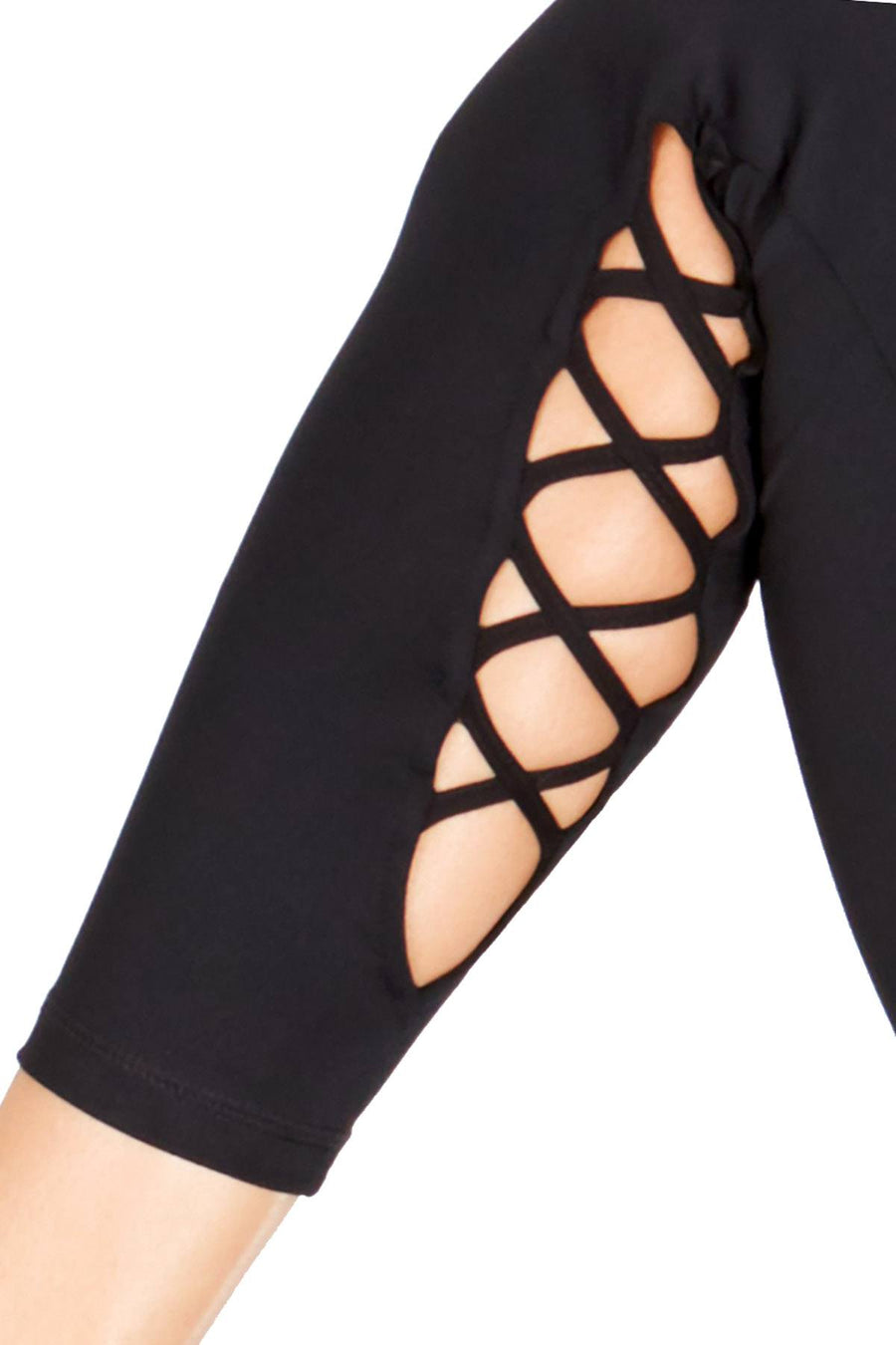 Ideology Noir Cut-Out Ankle Legging