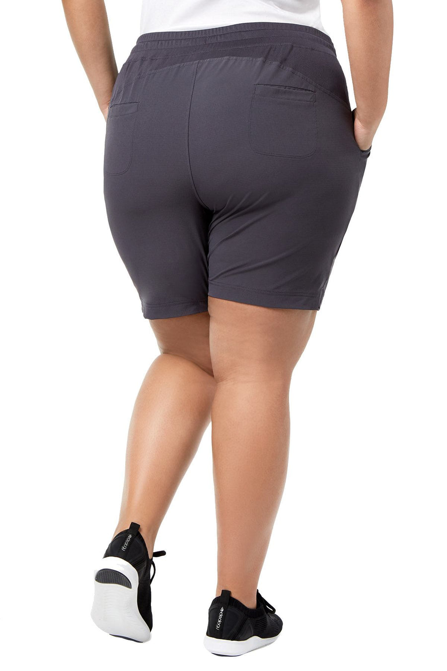 Ideology PLUS Deep Charcoal Woven Short