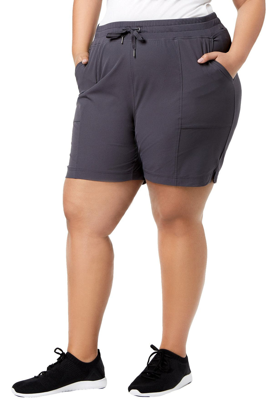 Ideology PLUS Deep Charcoal Woven Short