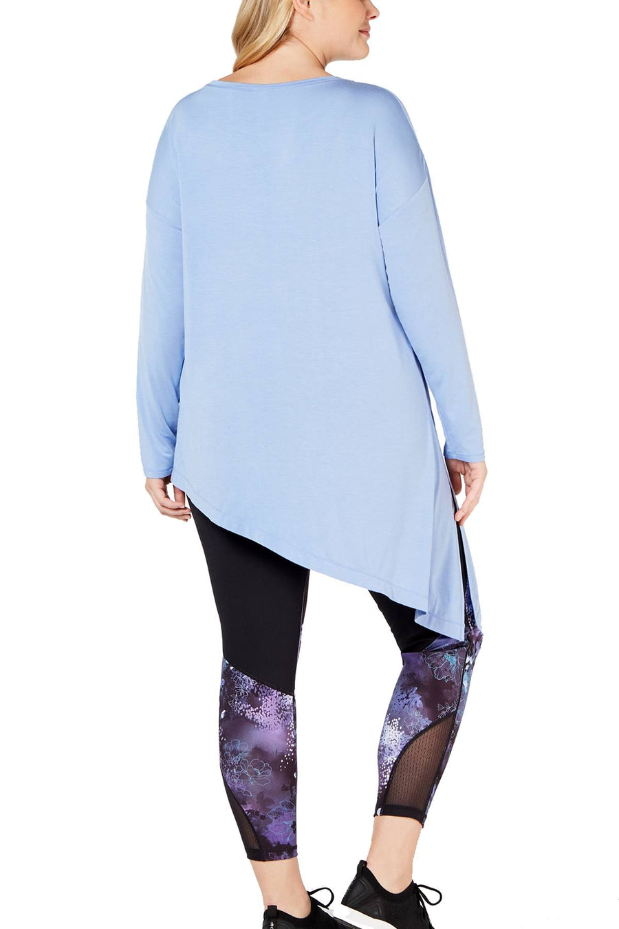 Ideology PLUS Pleasant-Periwinkle Modal Asymmetrical Top