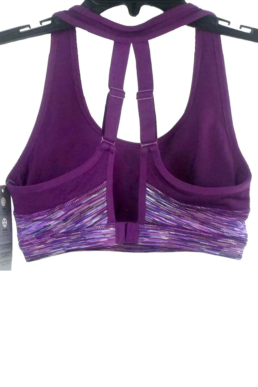 Ideology Plum-SpaceDye Strappy-Back Medium-Impact Sports Bra