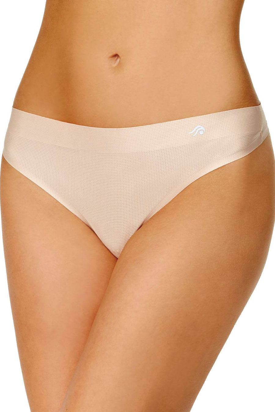 Ideology Sport Mesh Thong in Chai