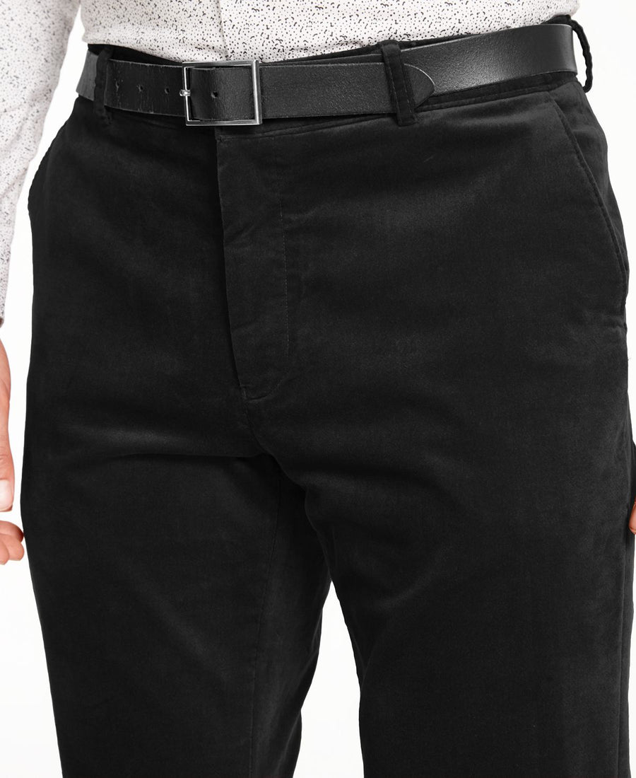 Inc International Concepts I.n.c. Big & Tall Slim-fit Velvet Pants Deep Black
