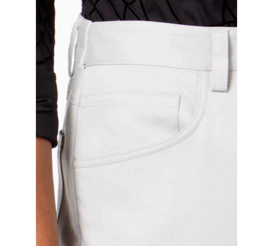 Inc International Concepts I.n.c. Shiny Slim-fit Stretch Pants Stucco Grey