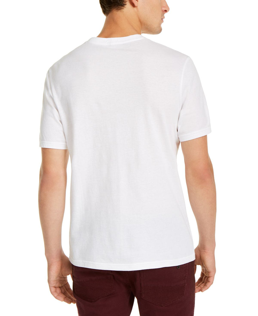 Inc International Concepts Inc Pintucked Moto T-shirt With Metallic Faux-leather Piecing White Pure