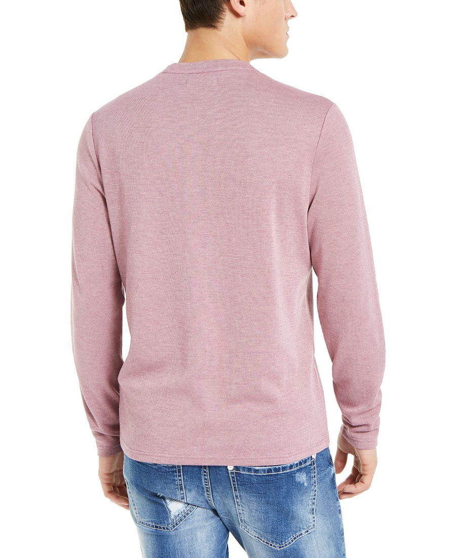 Inc International Concepts Inc Radar Long-sleeve Henley Pale Mauve