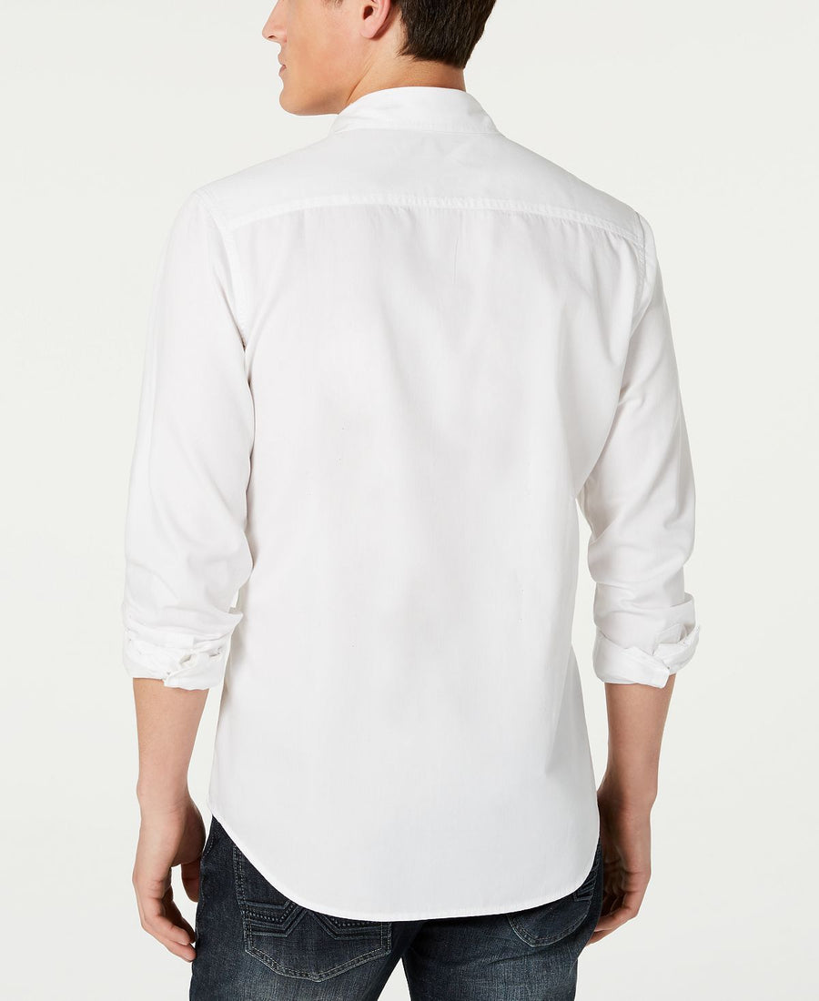Inc International Concepts Inc Regular-fit Pocket Shirt White Pure