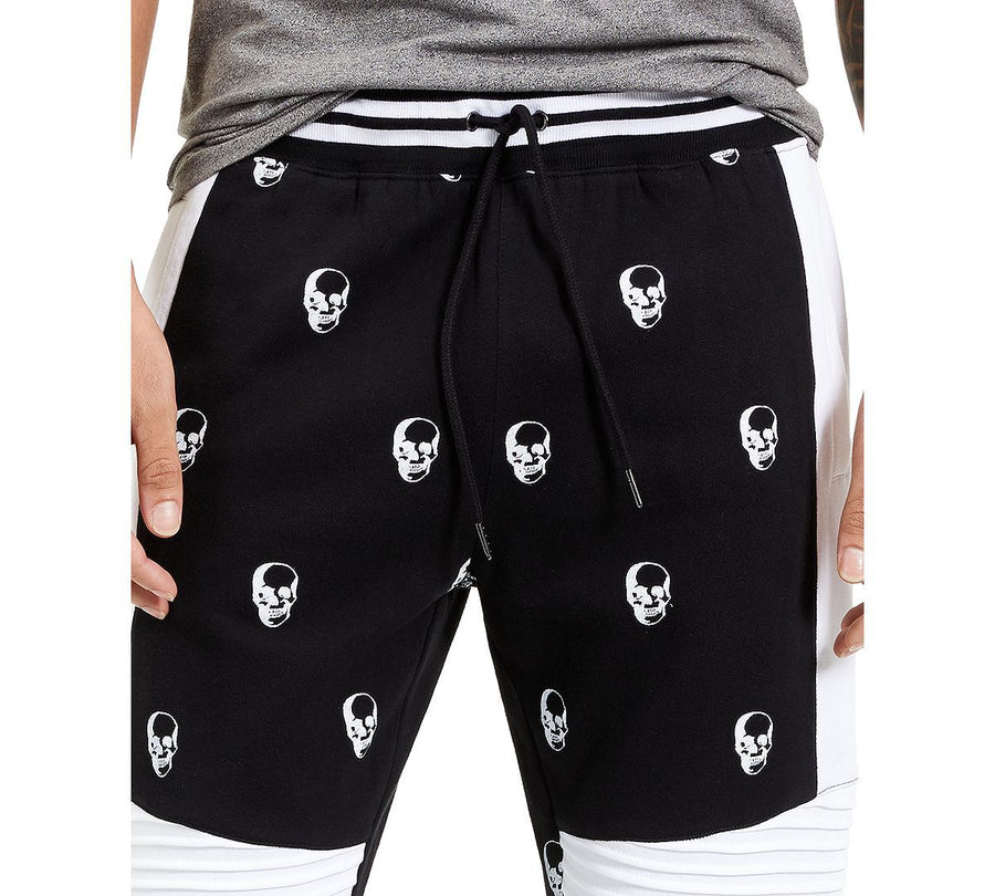 Inc International Concepts Inc Skull Jogger Pants Deep Black