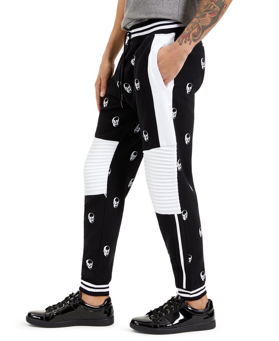Inc International Concepts Inc Skull Jogger Pants Deep Black