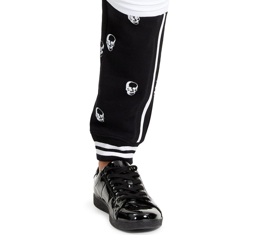 Inc International Concepts Inc Skull Jogger Pants Deep Black