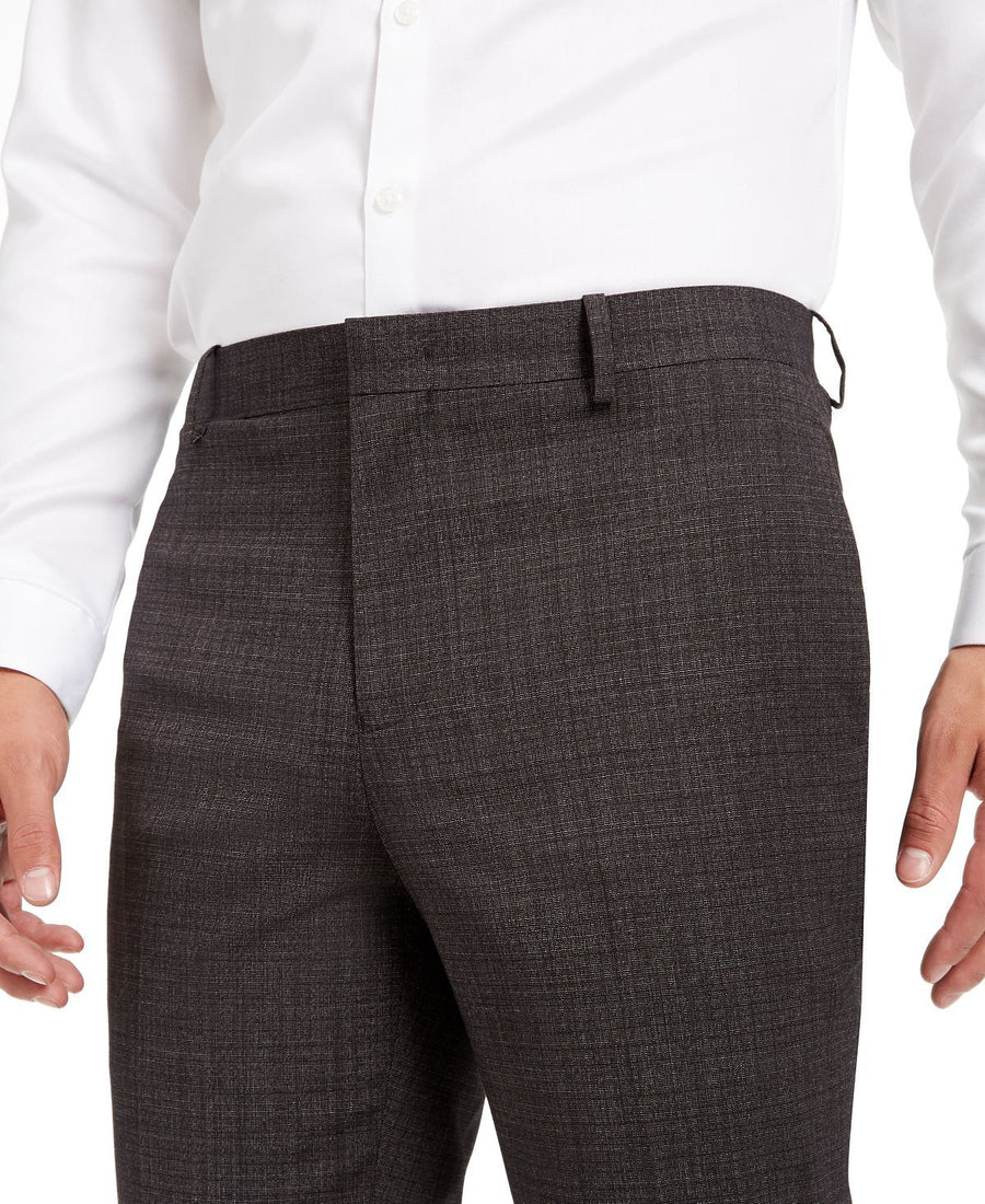Inc International Concepts Inc Slim-fit Crosshatch Suit Pants Charcoal Combo