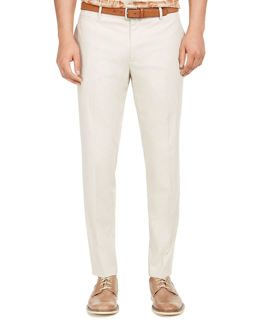 Inc International Concepts Inc Slim-fit Linen Jasper Pants Stone Block