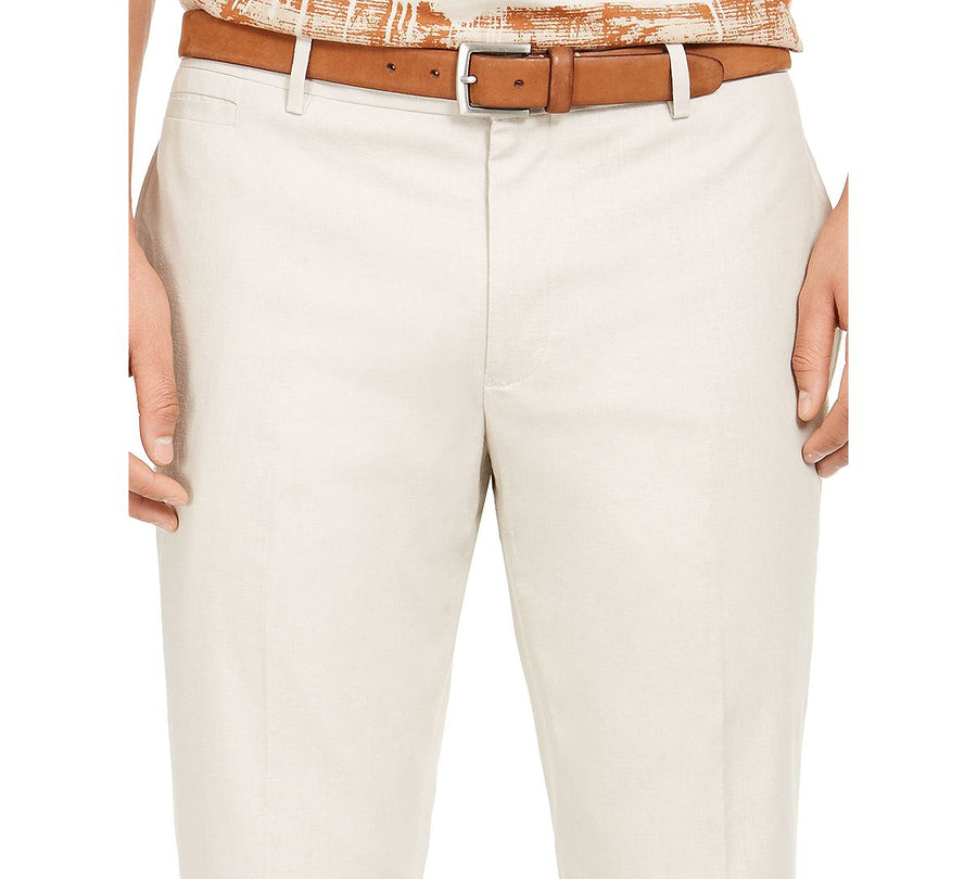 Inc International Concepts Inc Slim-fit Linen Jasper Pants Stone Block