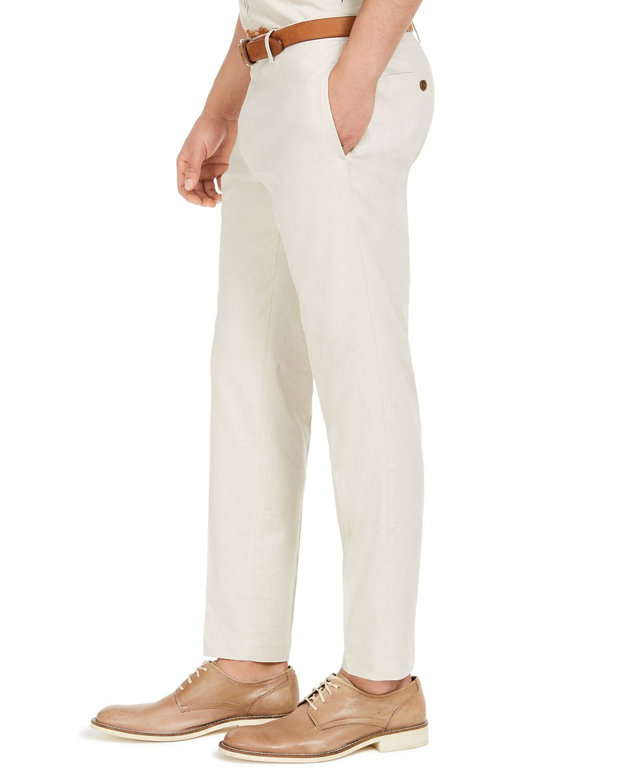 Inc International Concepts Inc Slim-fit Linen Jasper Pants Stone Block