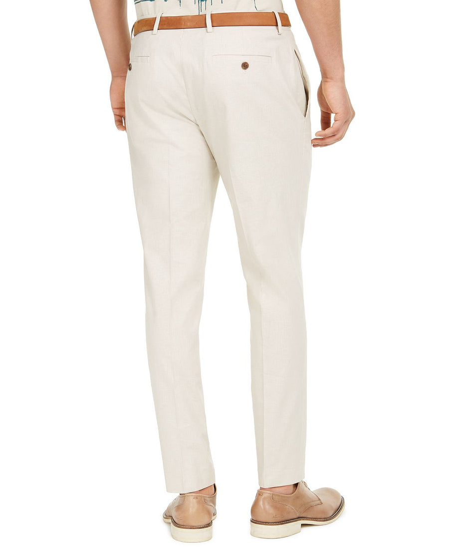 Inc International Concepts Inc Slim-fit Linen Jasper Pants Stone Block