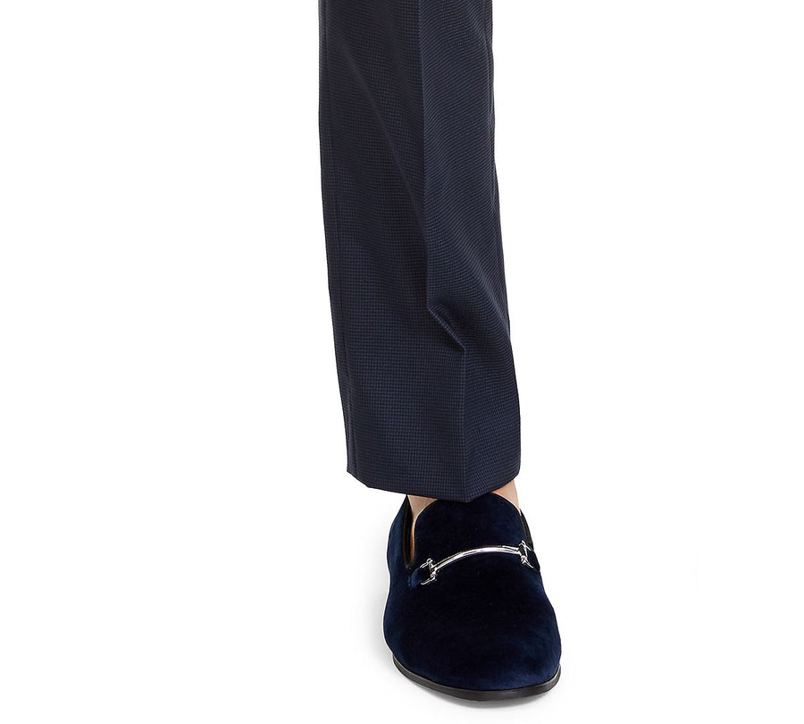 Inc International Concepts Inc Slim-fit Micro Check Suit Pants Navy Combo