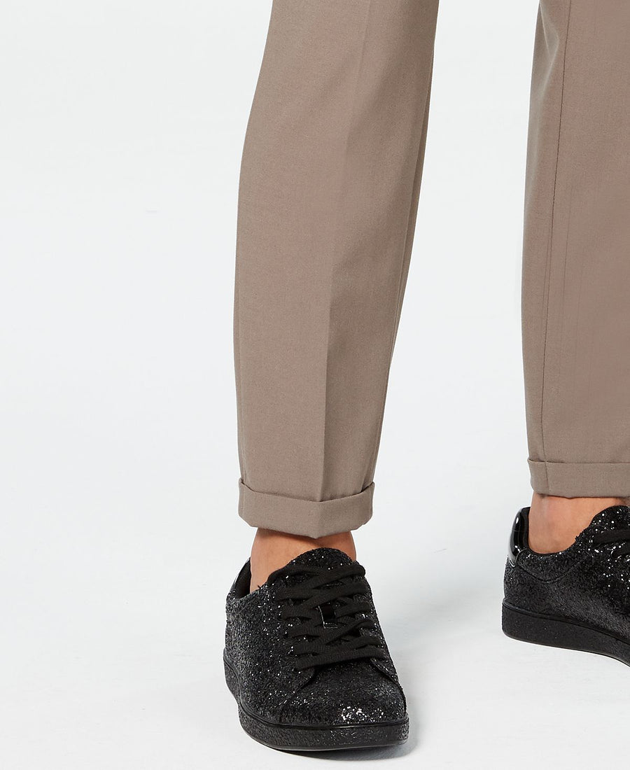 Inc International Concepts Inc Slim-fit Pleated Pants Taupe Tone