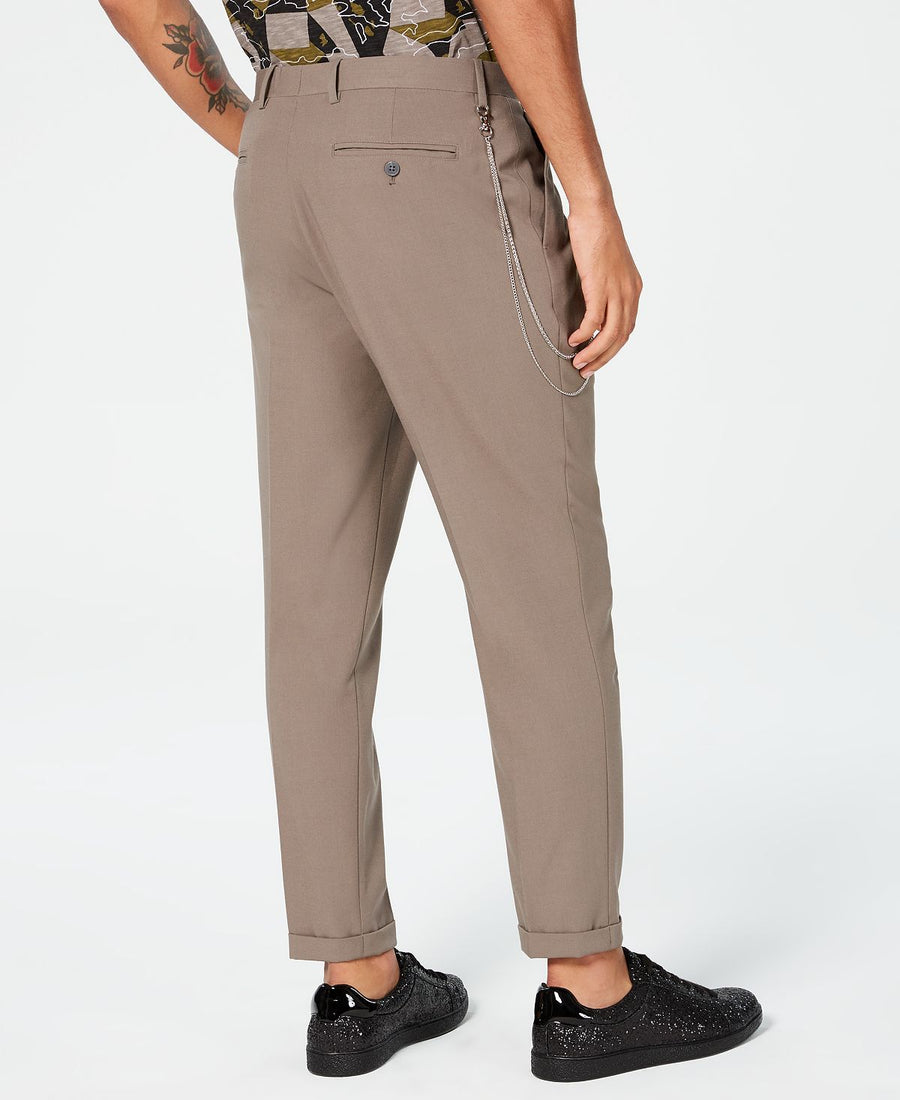 Inc International Concepts Inc Slim-fit Pleated Pants Taupe Tone