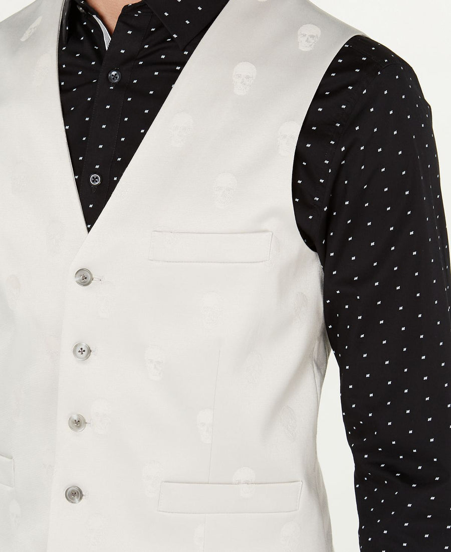 Inc International Concepts Inc Slim-fit Skull Vest Bleached Oak