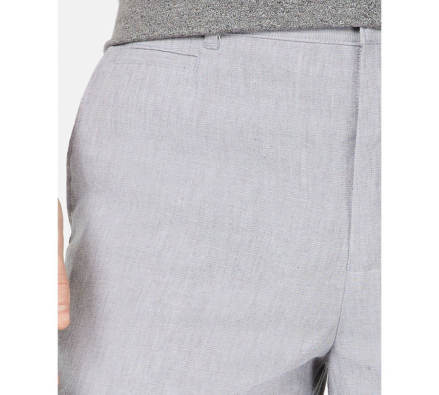 Inc International Concepts Inc Slim-fit Stretch Linen Pants Light Grey Comb