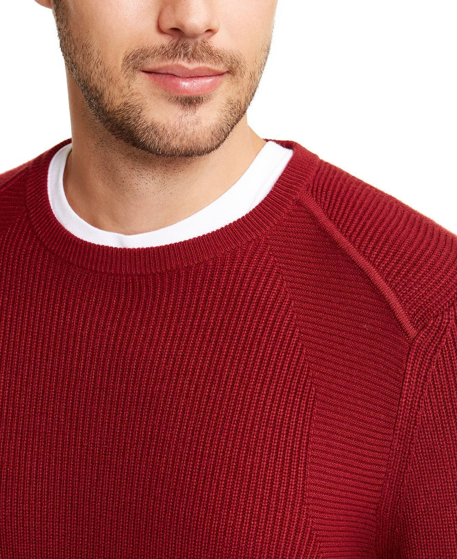 Inc International Concepts Inc Sway Textured Knit Sweater Chinese Apple