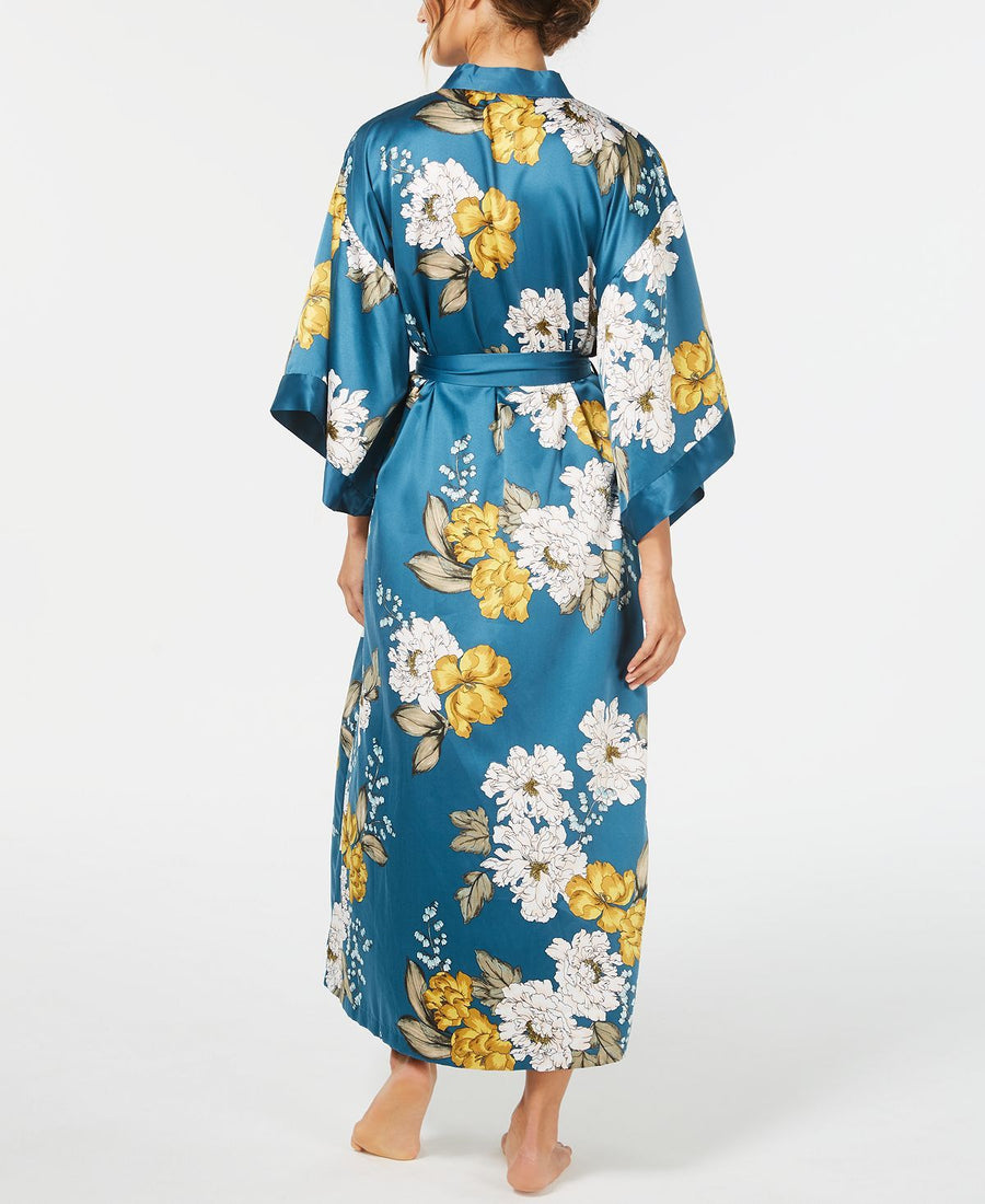 Inc International Concepts Inc Wo Floral-print Kimono Robe Large Floral