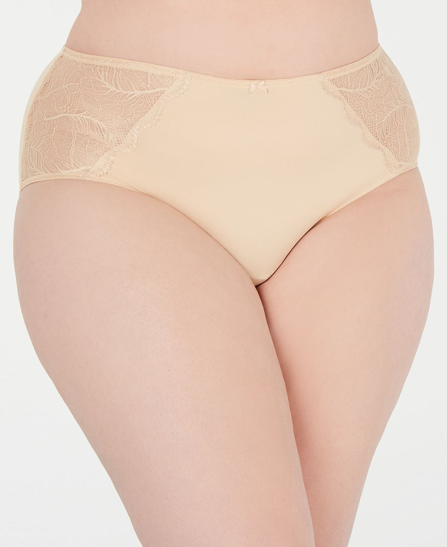 Inc International Concepts Inc Wo Plus Lace-trim Hipster Frappe