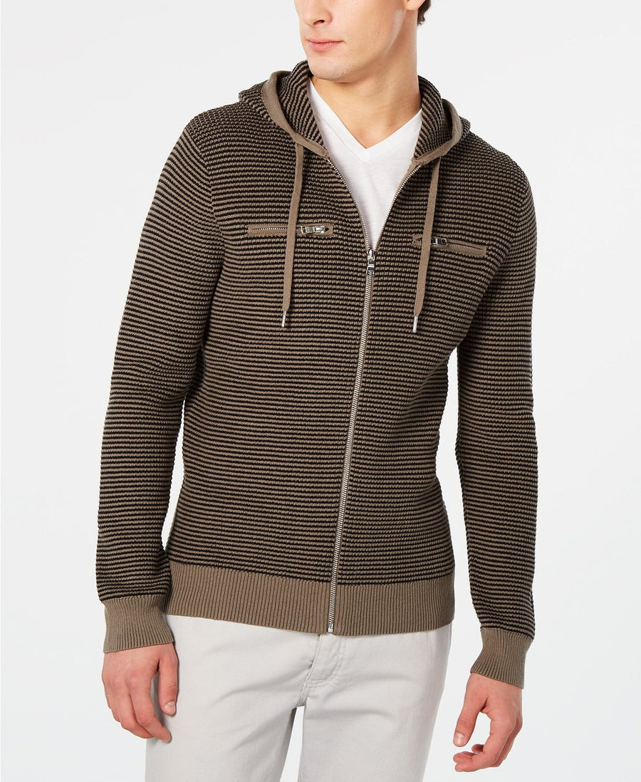 Inc International Concepts Textured Zip-front Hoodie Tank