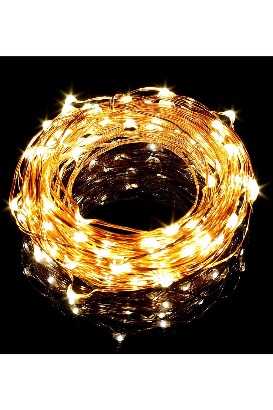 Innovative Technology Copper LED Warm-White 33ft Wire String Lights