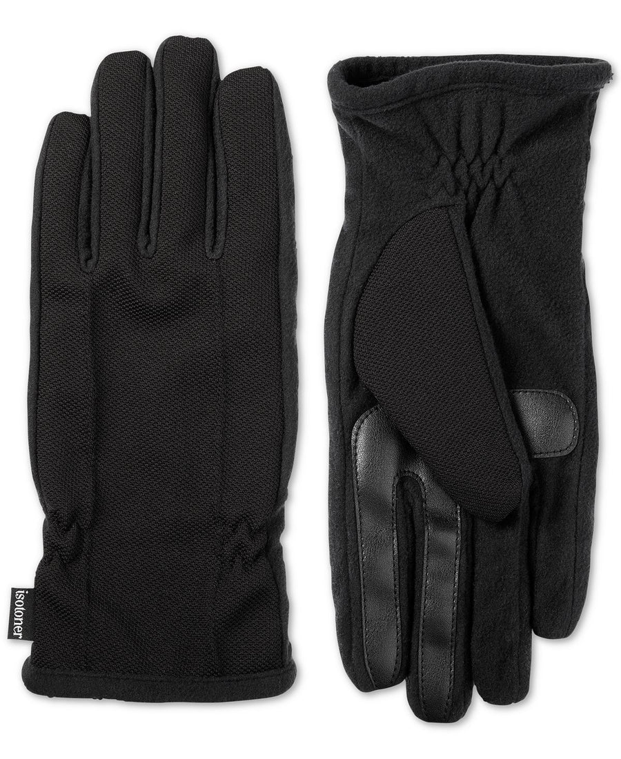 Isotoner Signature Casual Knit Gloves Black