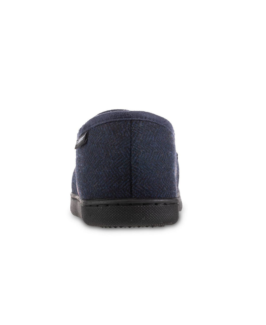 Isotoner Signature Maverick Closed Back Slipper Navy Blue