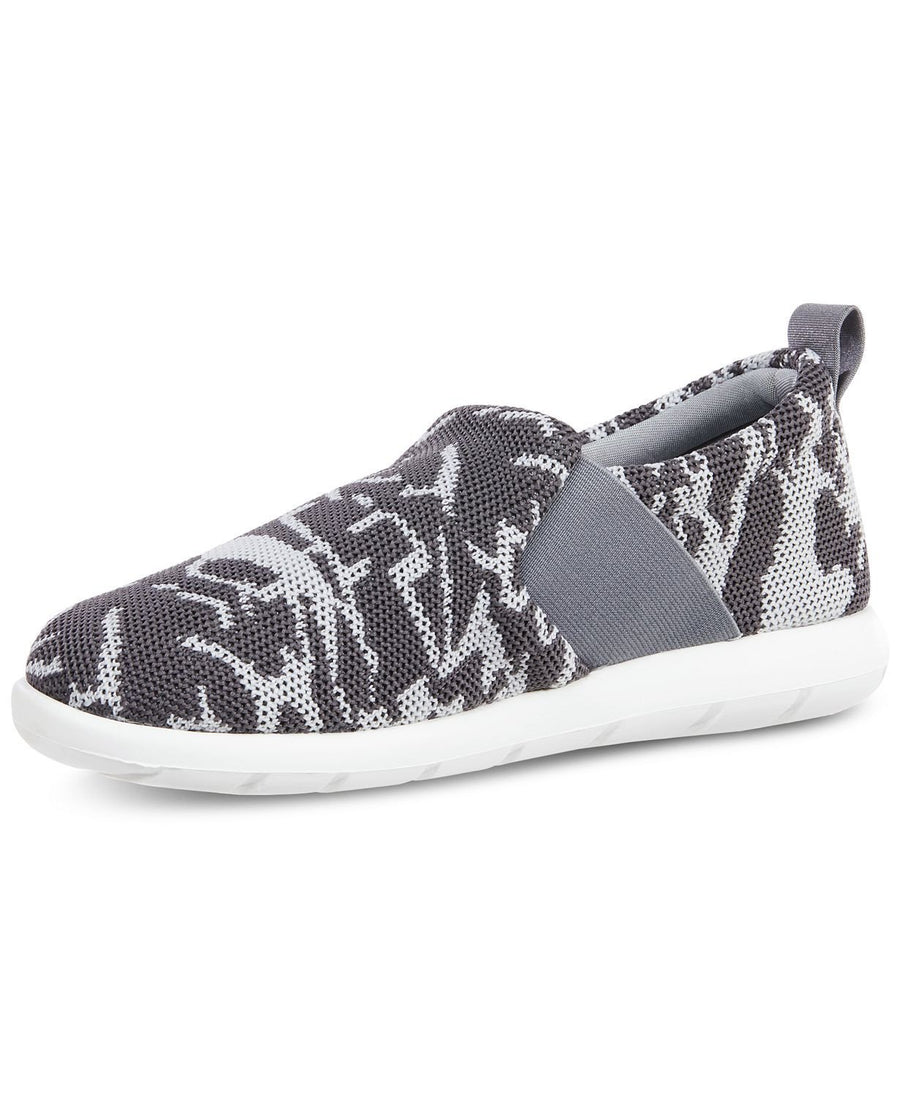 Isotoner Signature Zenz Sport Knit Lauren Slip-On in Ash Geo