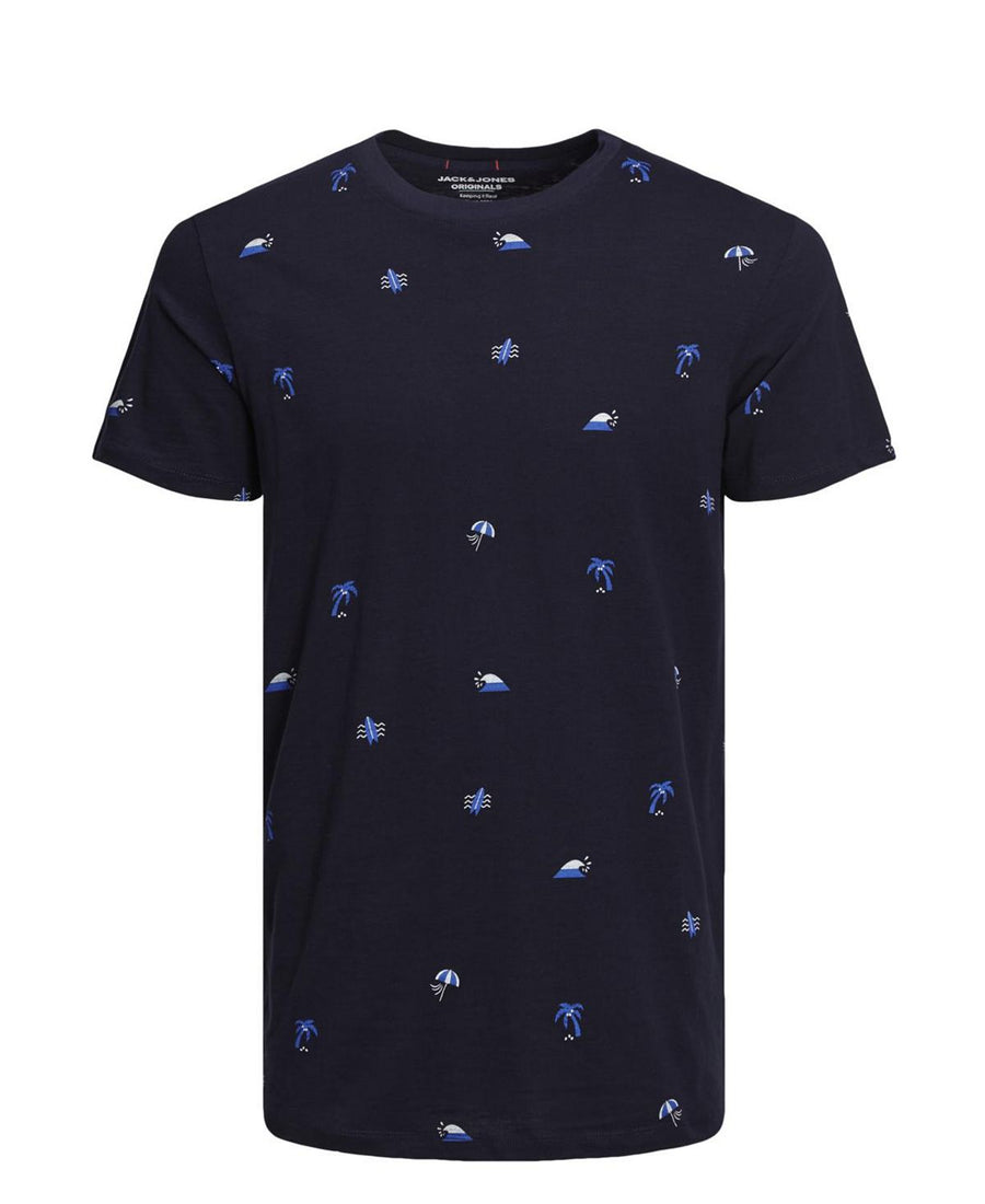 Jack & Jones Jack And Jones Summer Symbols T-shirt Total Eclipse