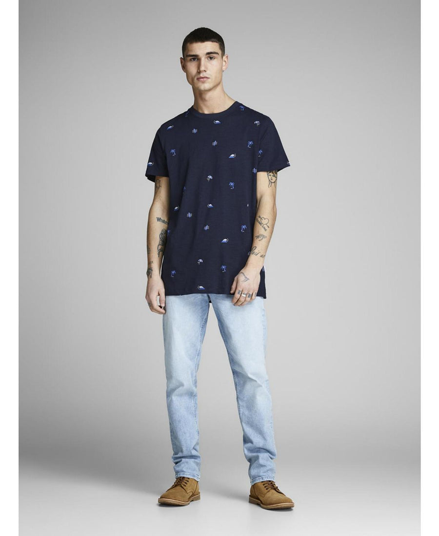 Jack & Jones Jack And Jones Summer Symbols T-shirt Total Eclipse