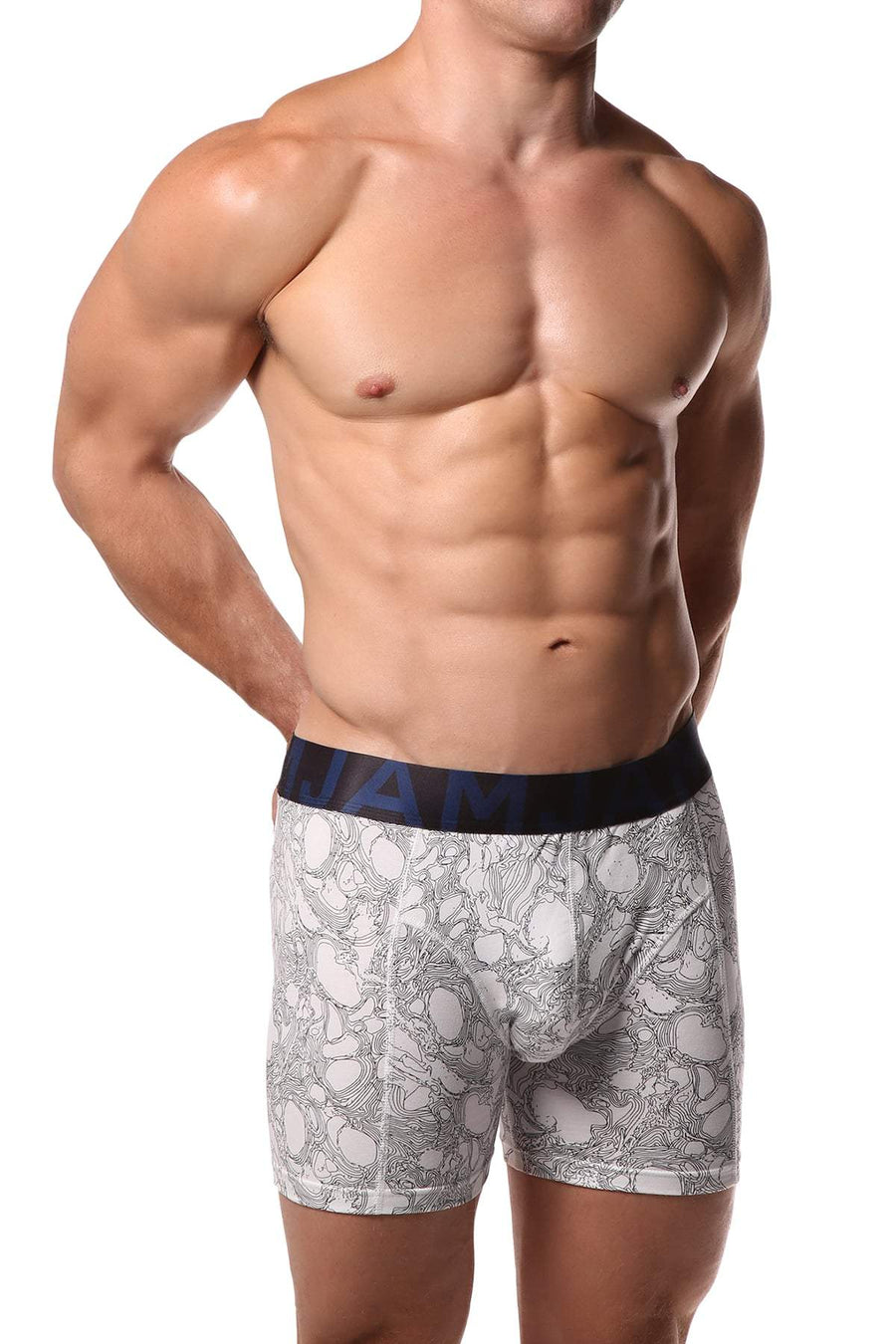 Jam Blue & Black Boxer Brief