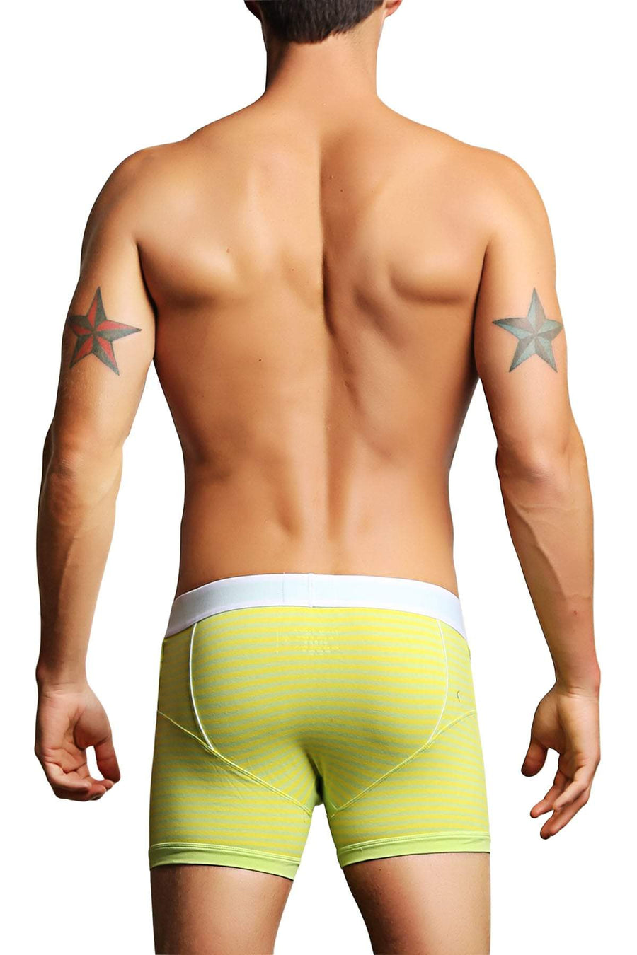 James Tudor Lemon & Lime Regal Stripe Boxer Brief