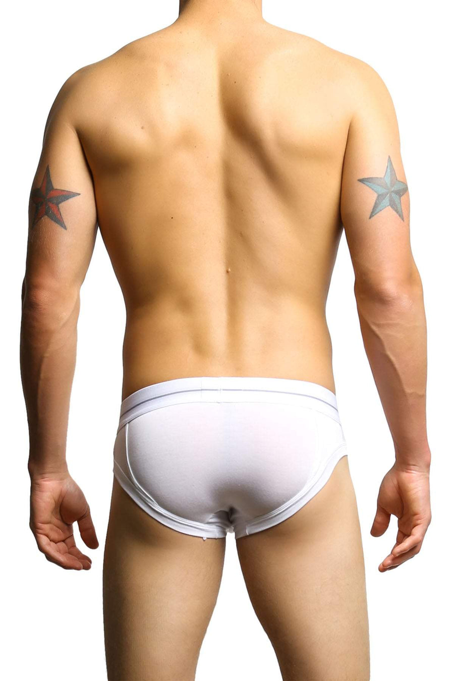 James Tudor White Button Fly Brief