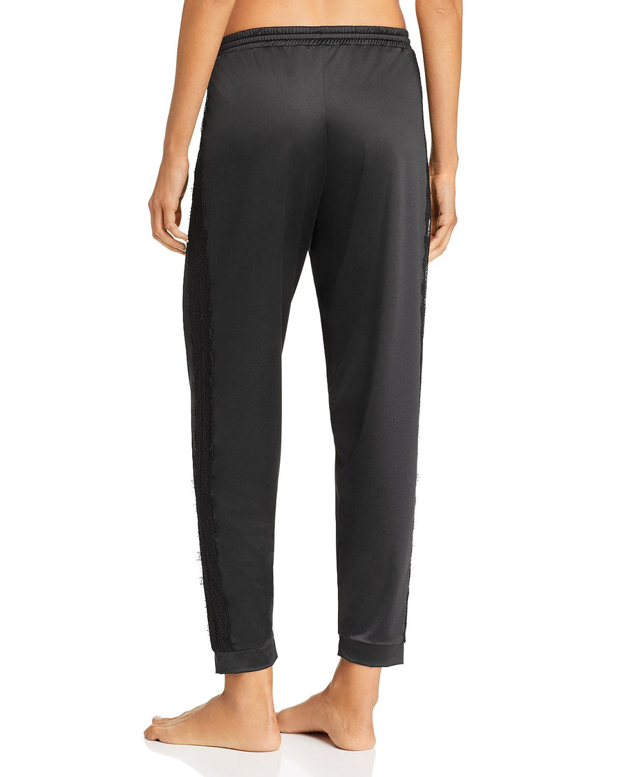 Jason Wu Stretch Satin Lounge Jogger Pants Black