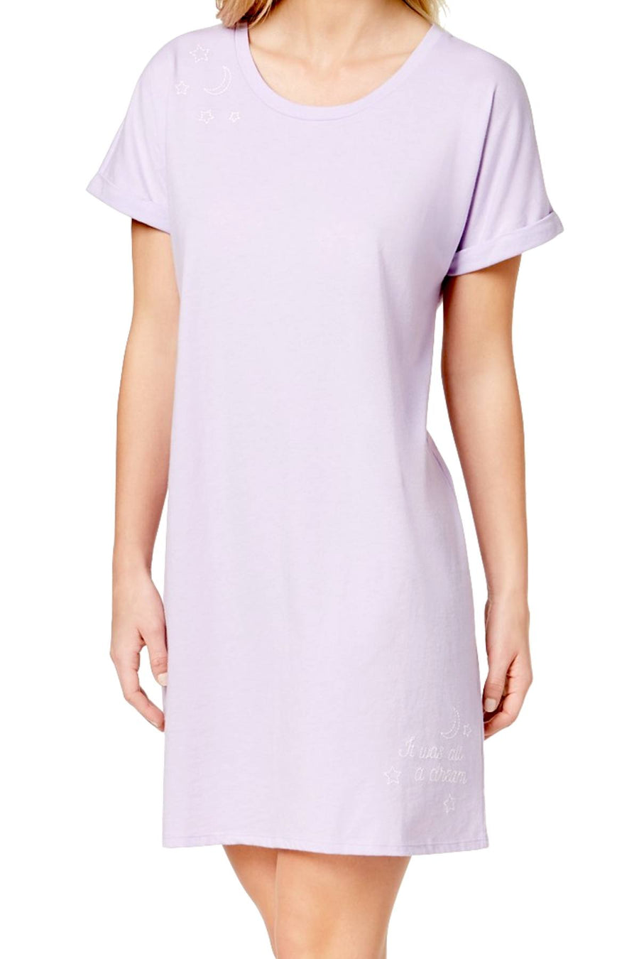 Jenni Graphic Print Sleepshirt & Socks 2-Pc Set in Summer Lilac