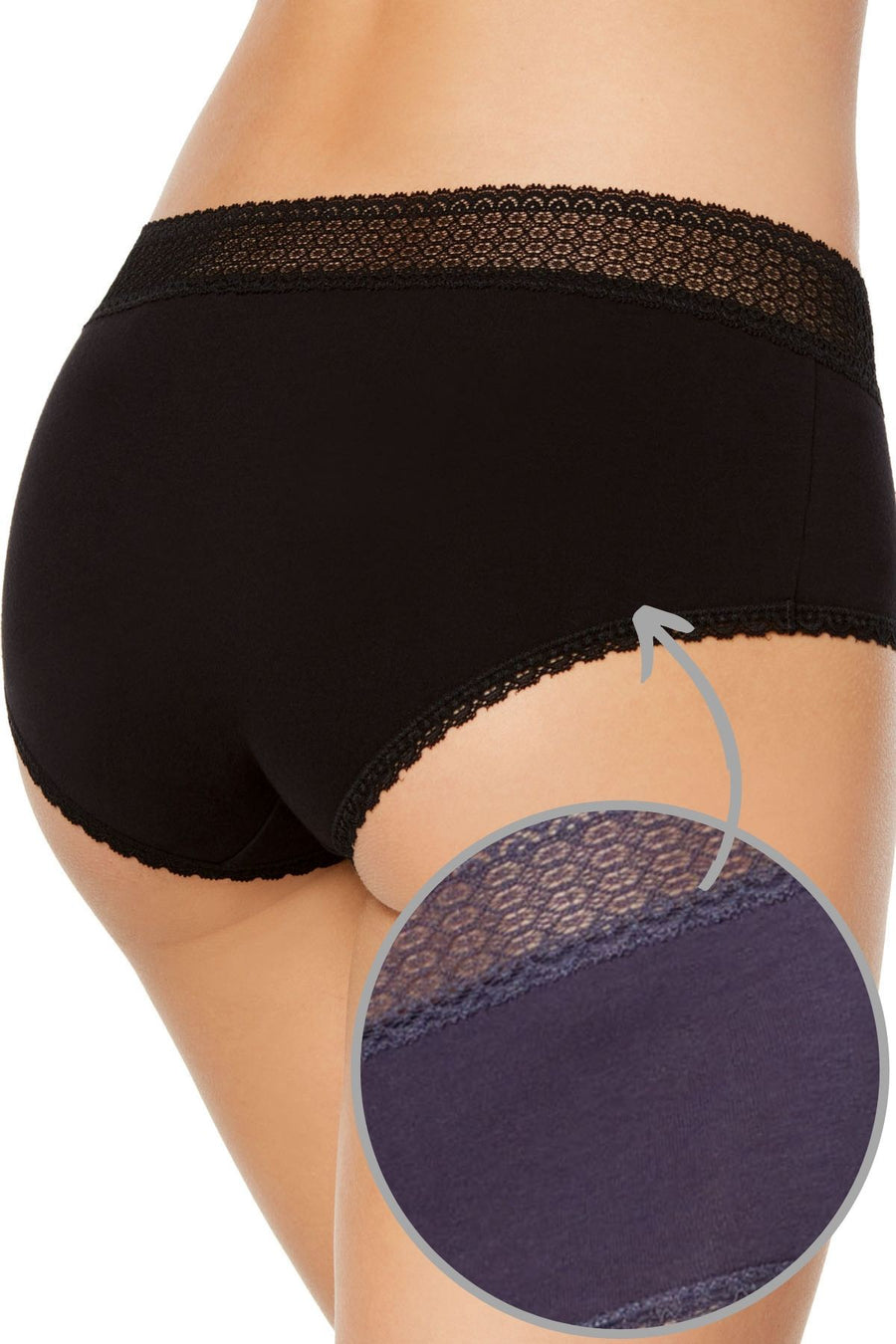 Jenni Lace Waist Hipster in Nairobi Dusk