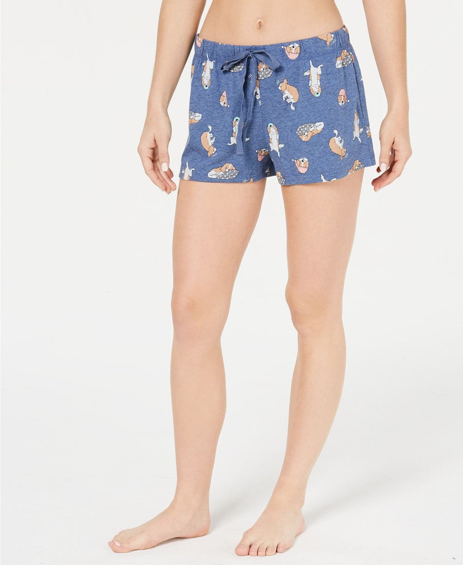 Jenni Printed Pajama Short in Sleepy Bailey Blue